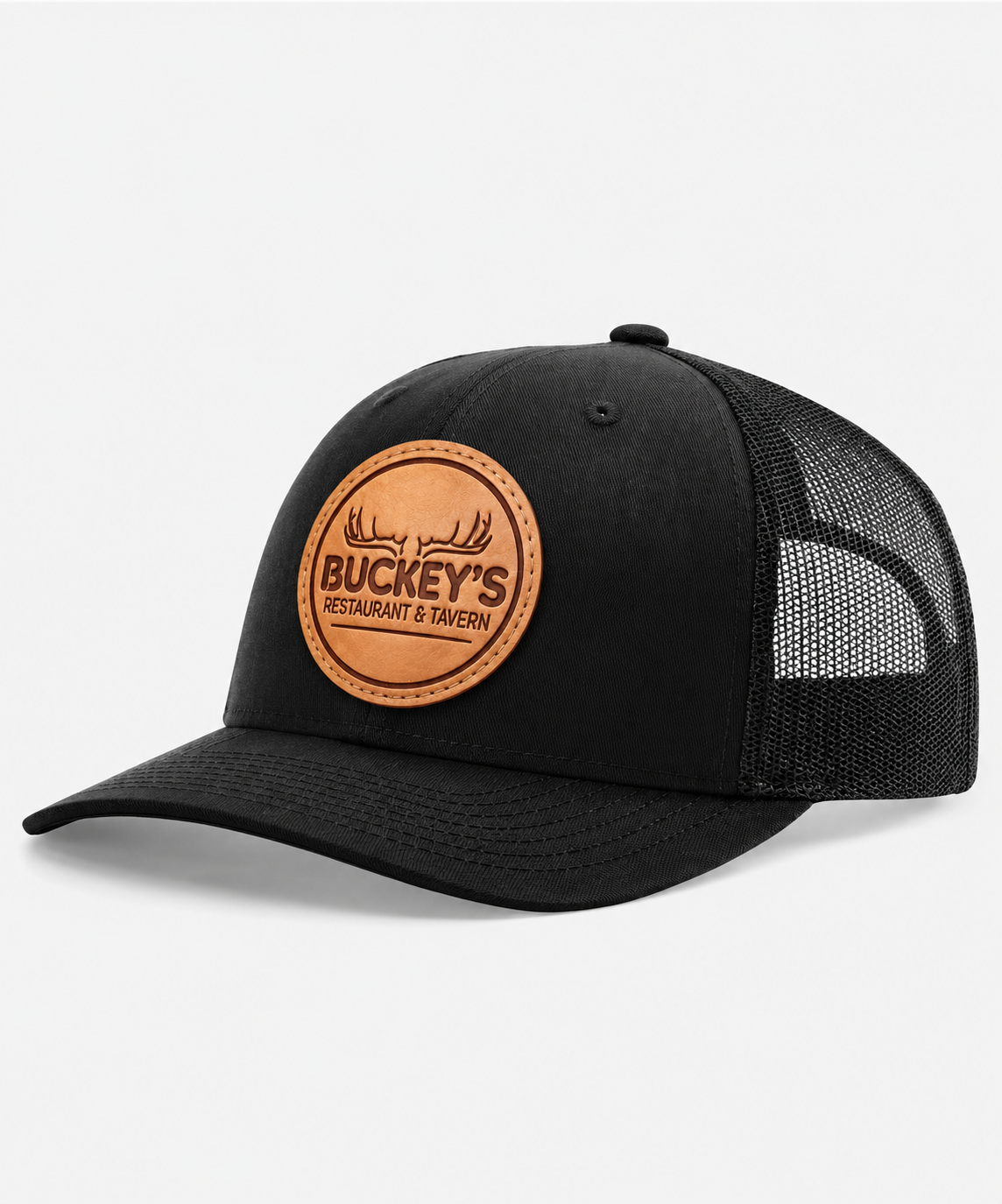Adult Trucker Hat-- Black